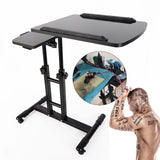 Adjustable Tattoo Station Table Rolling Tray Tattoo Workstation