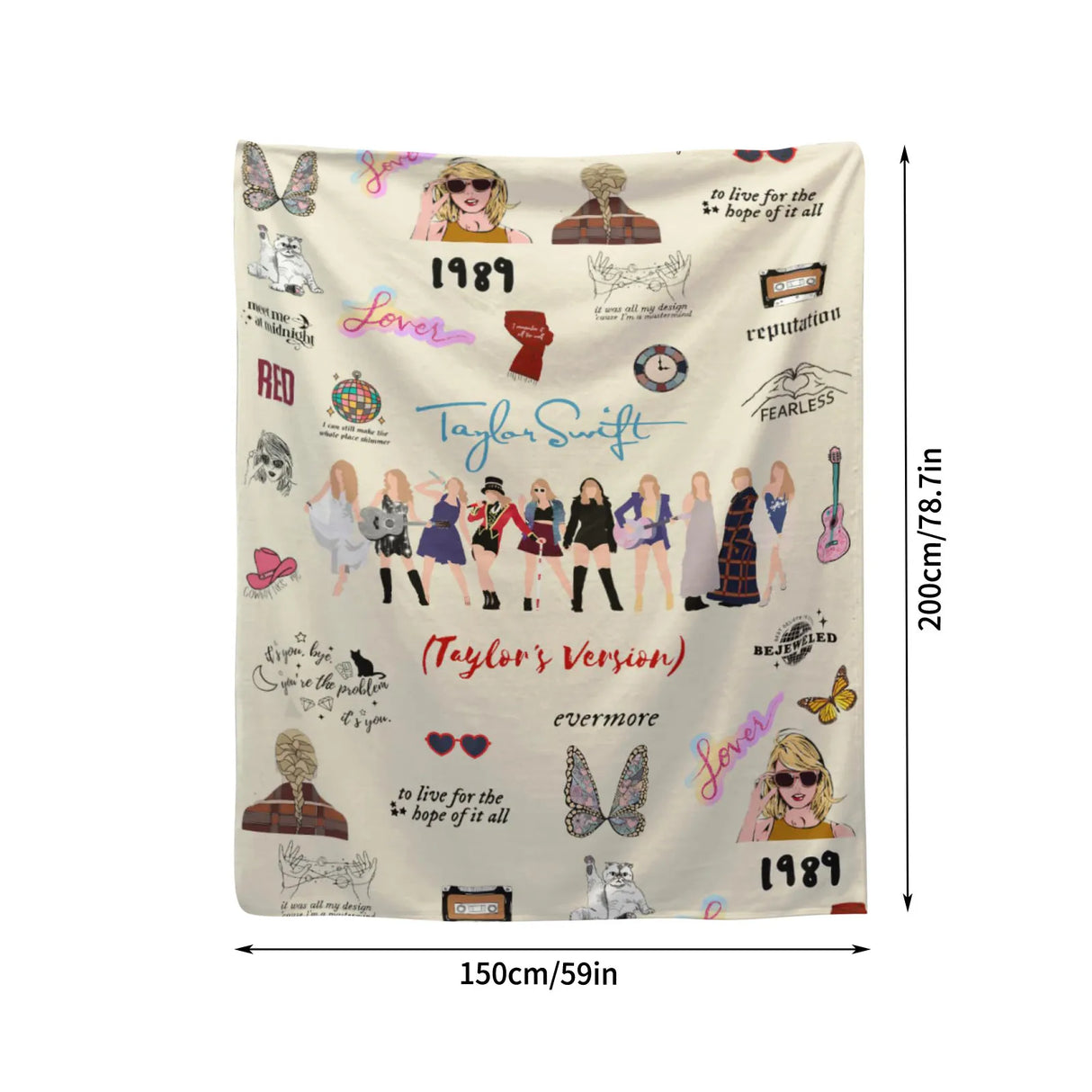 Singers Throw Blanket Taylo 2024 Flannel Blanket Taylo