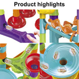 Marble Run Set Maze Race Building Blocks 3D