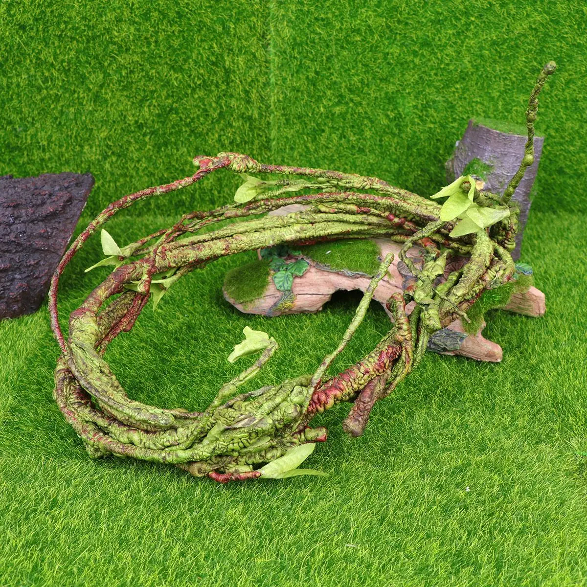 Artificial Reptile Vines Rattan Chameleon Lizard Terrarium Branches