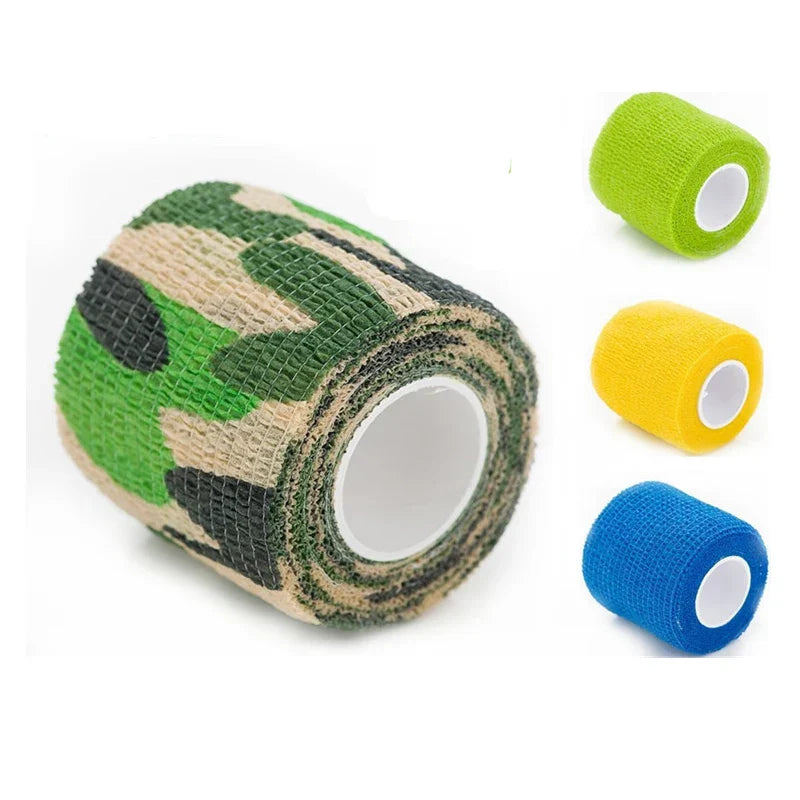 12pcs/Lot 5*450cm Disposable Cohesive Tattoo Grip Tape Wrap