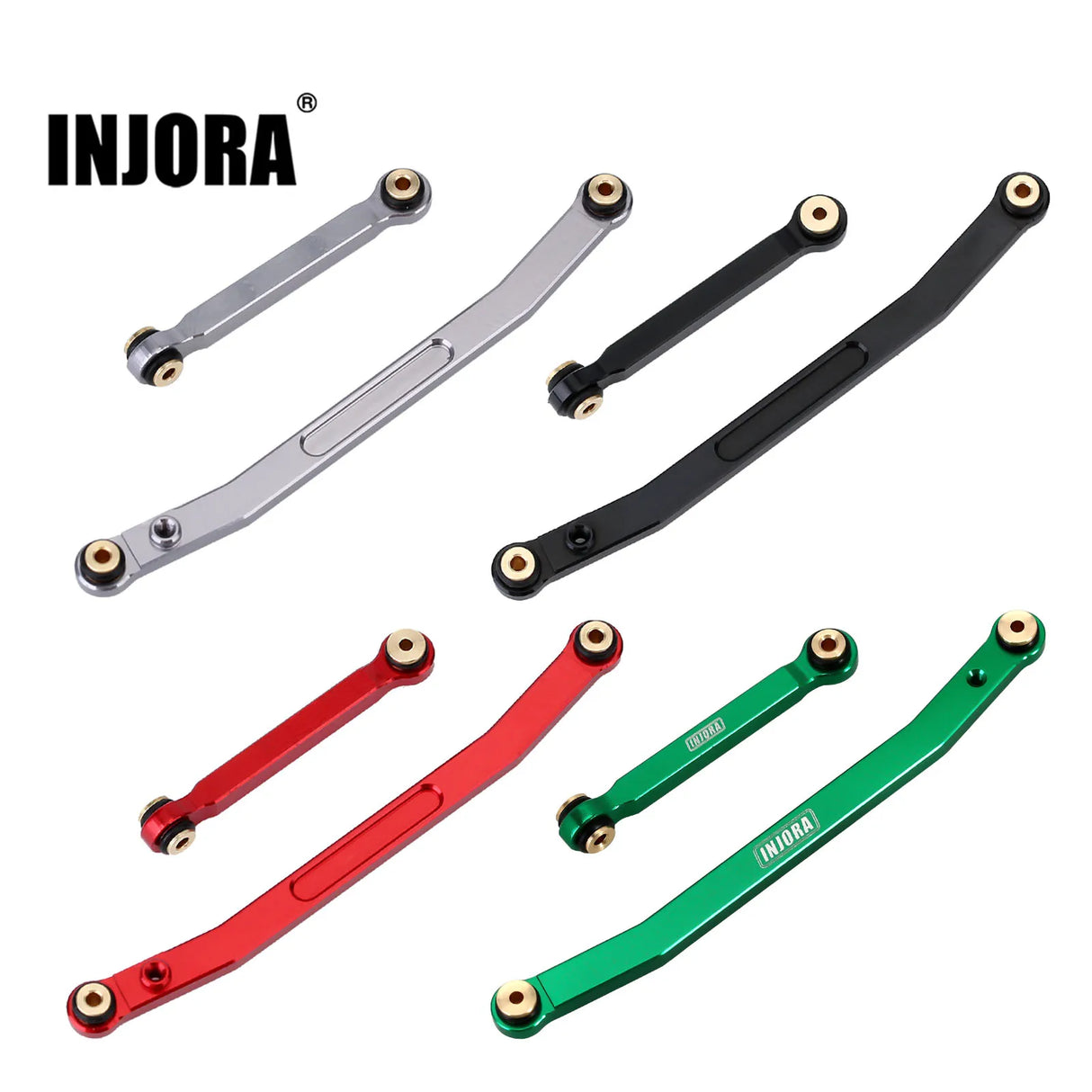 INJORA Aliuminum Steering Link CNC Upgrade Parts RC