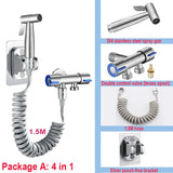 Handheld Bidet Sprayer Set 304 Stainless Steel Spray