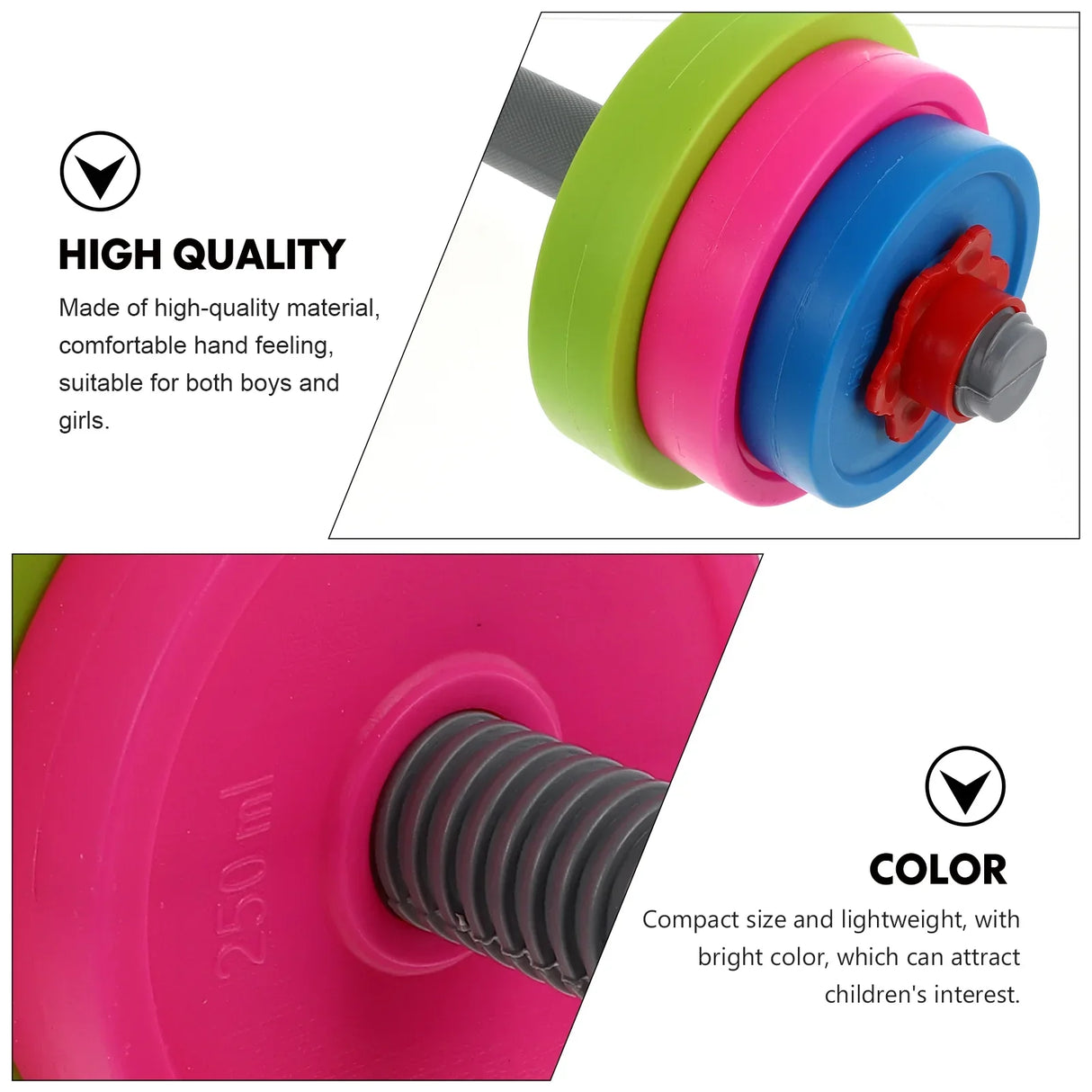 Dumbbel Dumbbell Toy Kids Training Barbell Children Fitness