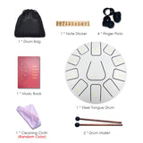 8 Inch Steel Tongue Drum 11 Notes Handpan
