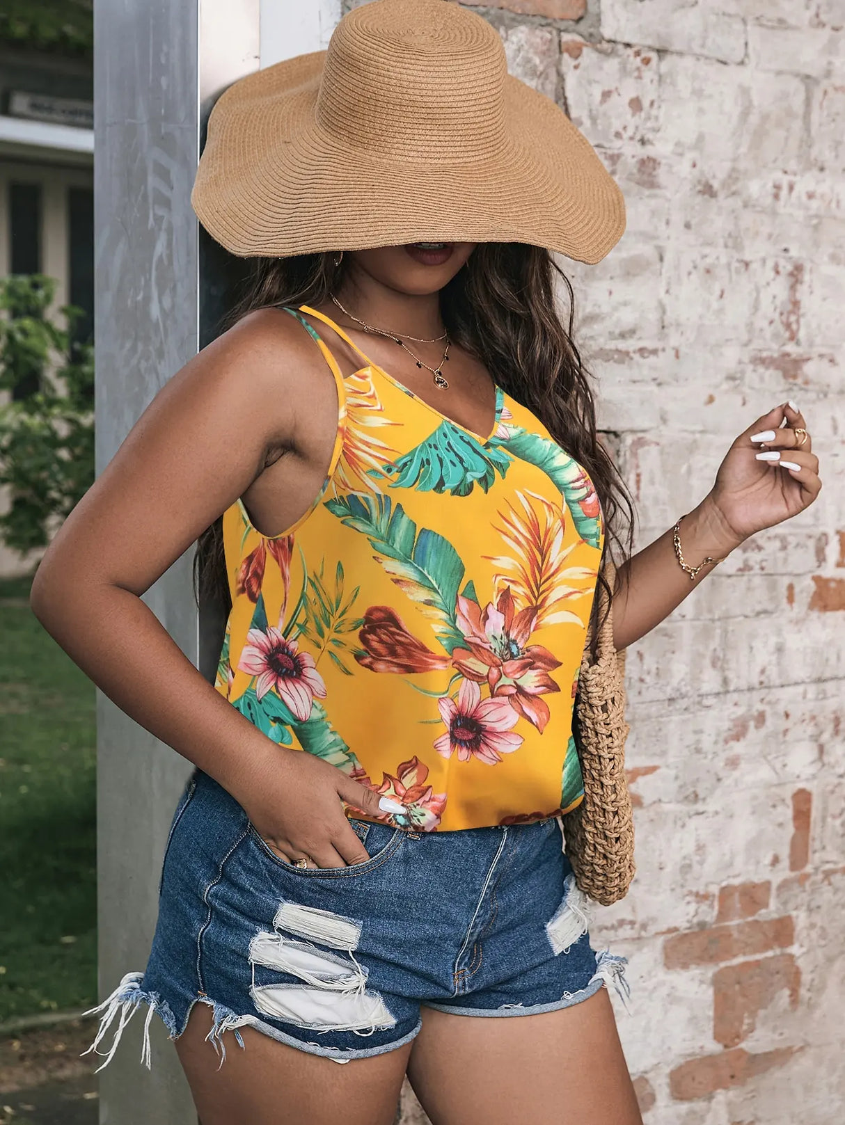 Finjani Plus Size Women Cami Top 2023 All