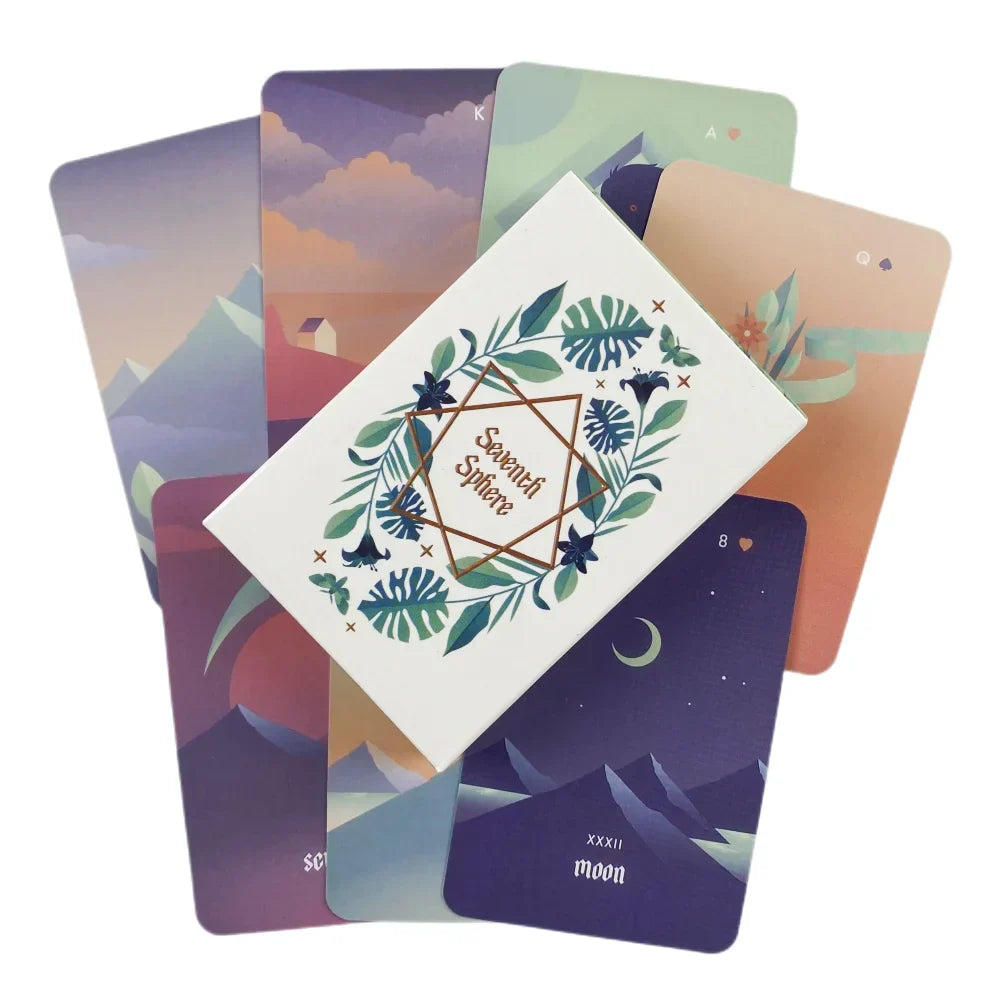 Mystical Lenormand Oracle Cards Tarot Divination Deck English