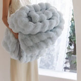 Winter Imitation Fur Plush Blanket Warm Super Soft