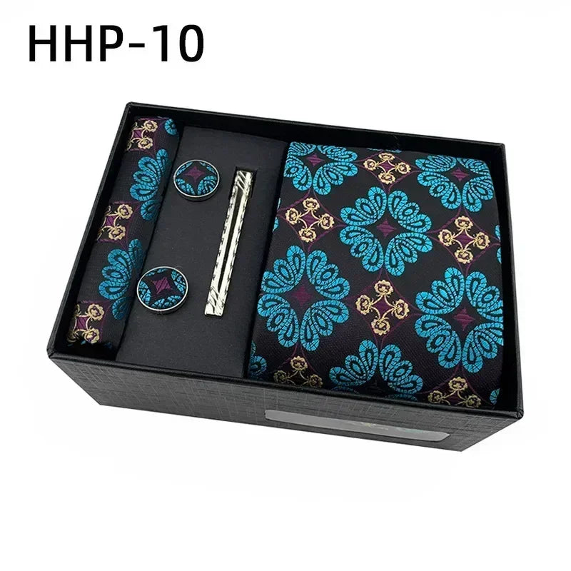 Luxury Tie Set Gift Box for Men Jacquard