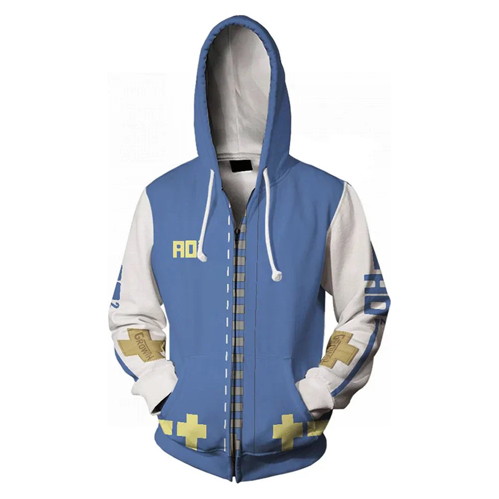 Guilty Gear Bridget Cosplay Hoodie 3D Print Hooded