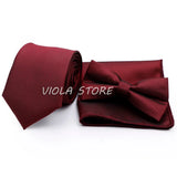 45 Color Paisley Geometry Striped 7.5cm Tie Set