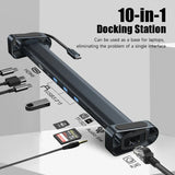 USB C Hub Multiport Adapter 10 in 1