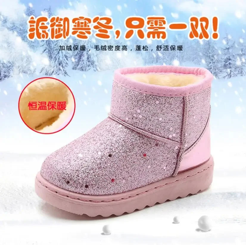 Warm Kids Snow Boots For Children New Toddler