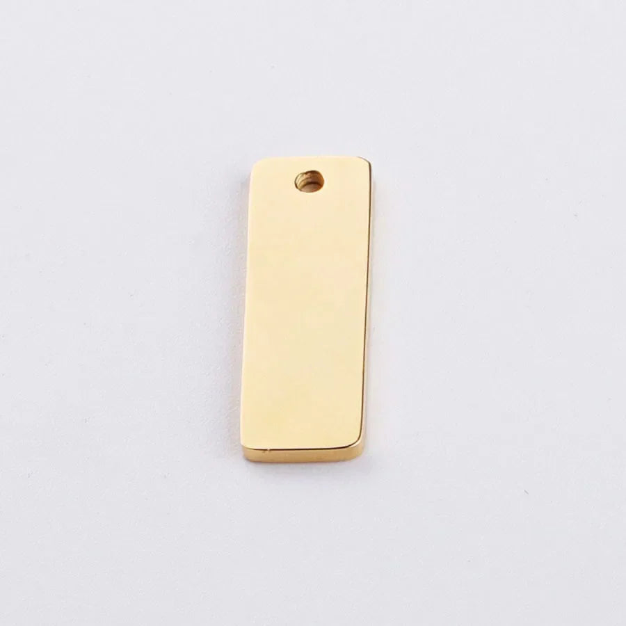 6*22mm Custom Clothing Metal Tag Bag Metal Tag