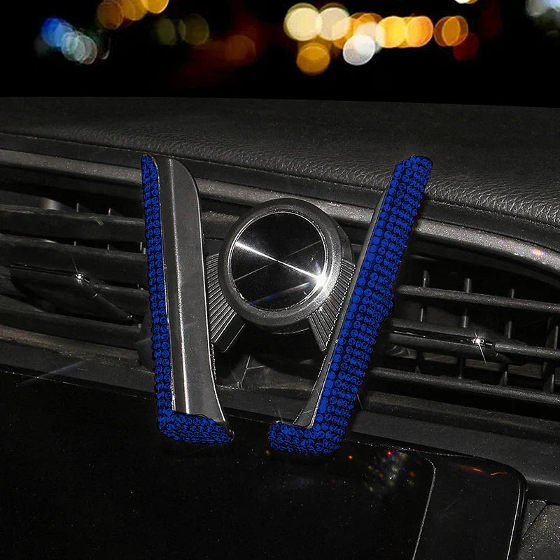 New Bling Car Phone Holder Rhinestones Air Vent