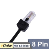 Mic Speaker 8pin Hand Microphone For Motorola Walkie