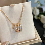 2024 New Design Fashion Silver color Zircon Snake