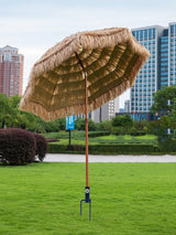 200x220cm Tiki Umbrellas Simulated Thatch Patio Beach Umbrella