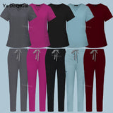 Workwear Nurse Uniform TopsStraight Pants Medical Nursing Uniform