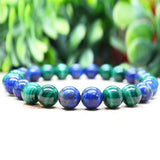 Ruberthen 8 MM Natural AAA Grade Malachite Lapis