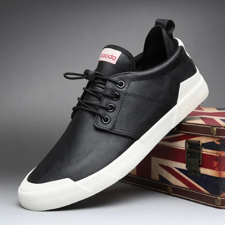 2024 Shoes for Men Leather Casual Shoes Spring