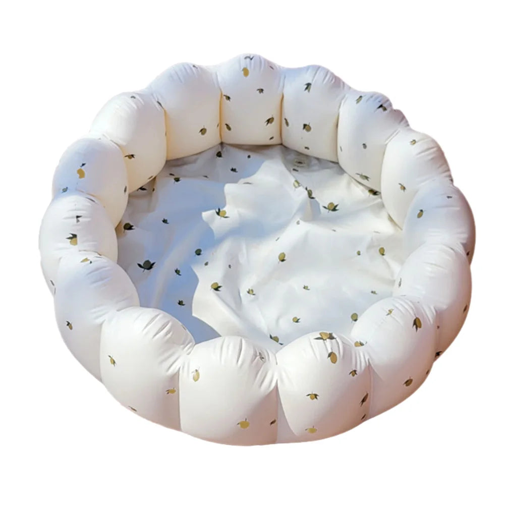 Baby Swimming Pool Inflatable Petal Shape PVC Newborn