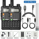 2PCS BaoFeng UV-S9 Pro V2 Walkie Talkie 10KM