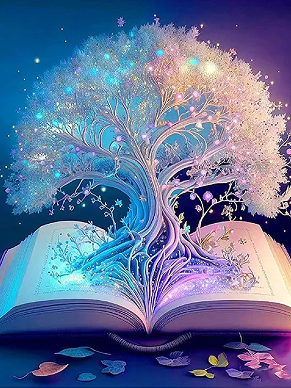 Colorful Trees And The Moon Personality DIY Full