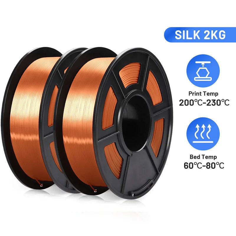 2KG PLA SILK Filament 1.75mm PLA Plus SILK