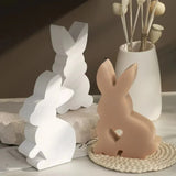 DIY Cement Gypsum Aromatherapy Silicone Mold Easter Love