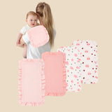 4Pcs/Set Soft Muslin Cotton Gauze Shoulder Rag Baby