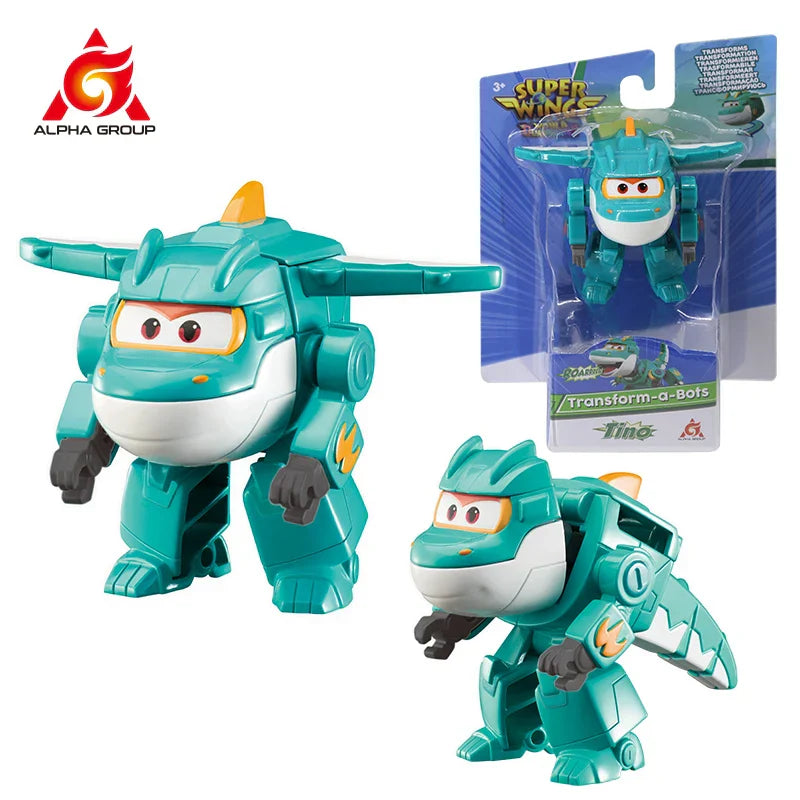 Super Wings S5 2" Mini Transforming Deformation Transform-a-Bots