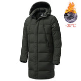 Men 2023 Winter New Plus Long Warm Thick