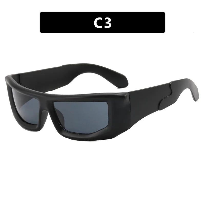 Fashion Women's Y2K Rectangle Sunglasses Men and Women