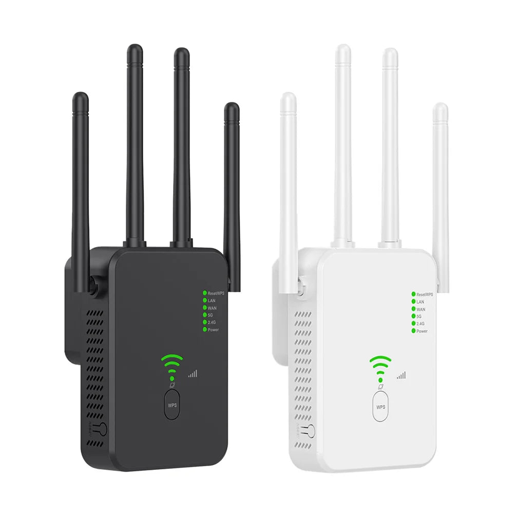 Wireless 5G WiFi Repeater 1200Mbps Router Wifi Booster