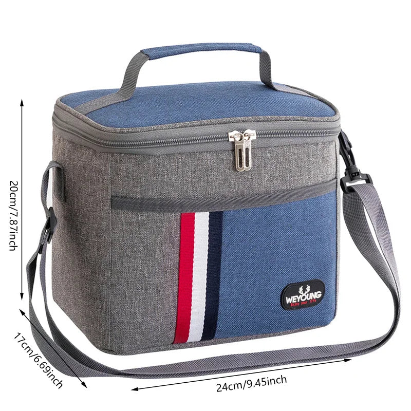 8L Insulated Lunch Bag Cooler Tote