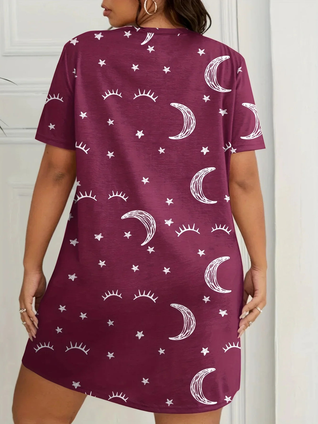 Plus Size Women's Home Sleeping Dresses Oversized Size