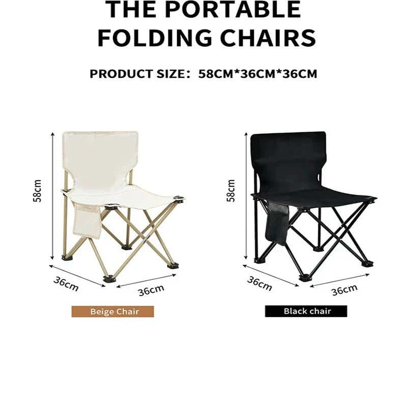 Outdoor Portable Folding Chair Foldable Car Outdoor Chair