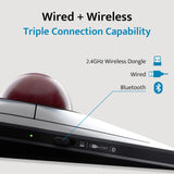 Kensington Trackball Mouse Wireless/Wired SlimBlade Pro for Left