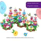 Flower Garden Building Toys Set Kids Educational Activity