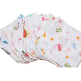 3Pcslot Mini Square cartoon printed baby Handkerchiefs Children