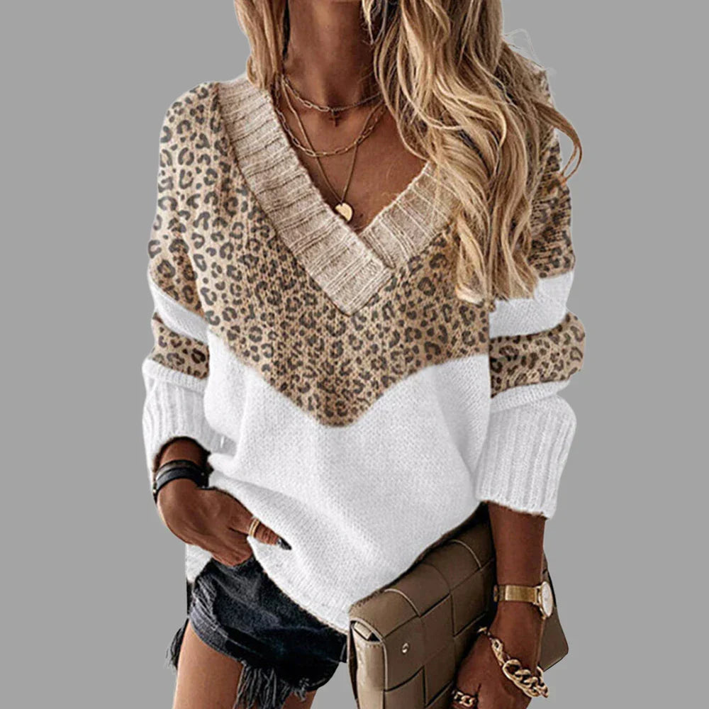 Plus Size Knit Sweater Tops Woman 2023 Autumn