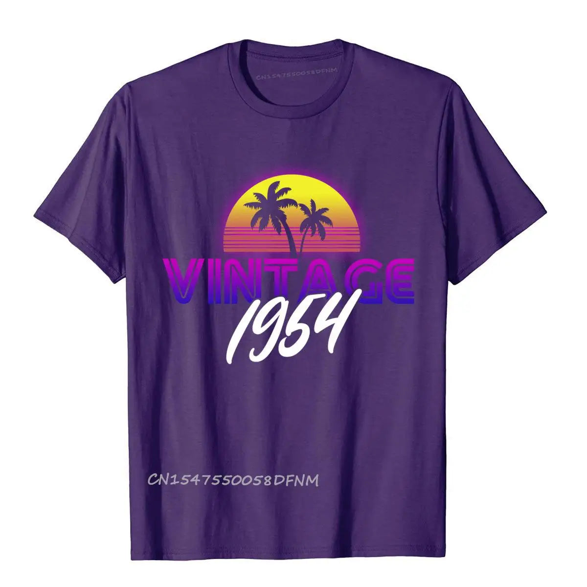 Retrowave Vintage 1954 Birthday Gift Printed On Premium