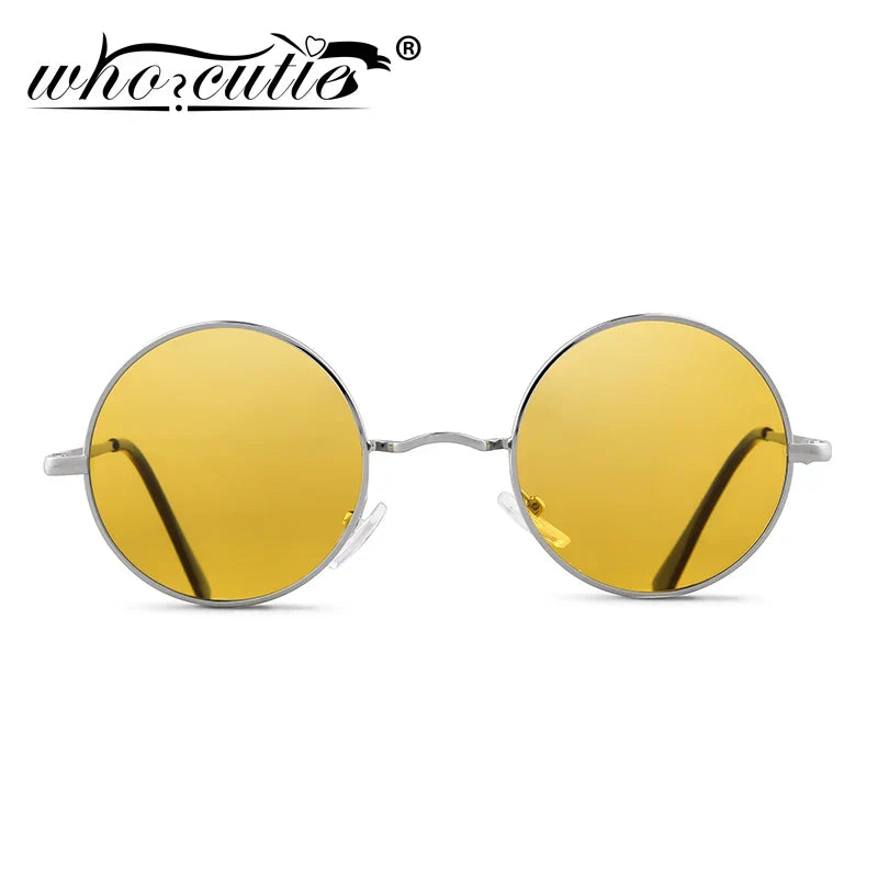 Round Sunglasses Men Polarized UV400 High Quality Brand