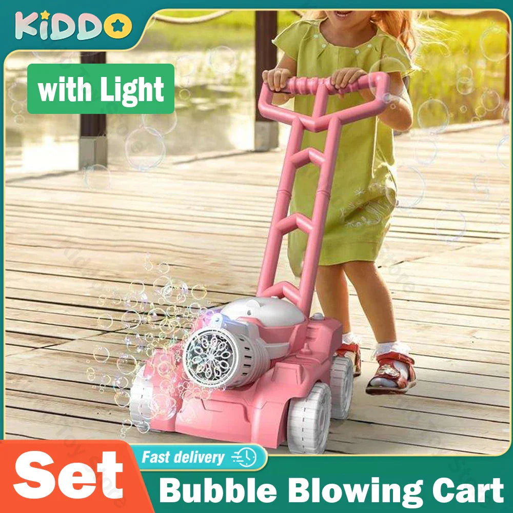 Bubble Blowing Cart Toys Electric Soap Bubble Machine