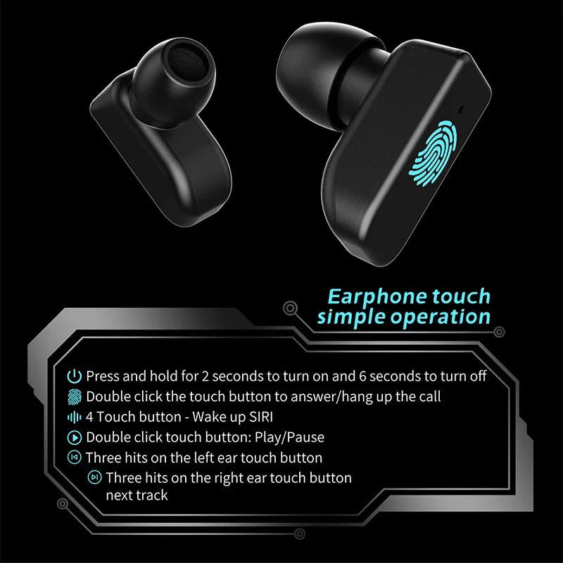 2024 New GT5 Bluetooth Headset 2-in-1 Men's Smart