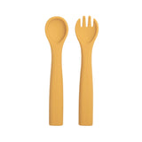 Food Grade Baby Soft Silicone Spoon Fork Set