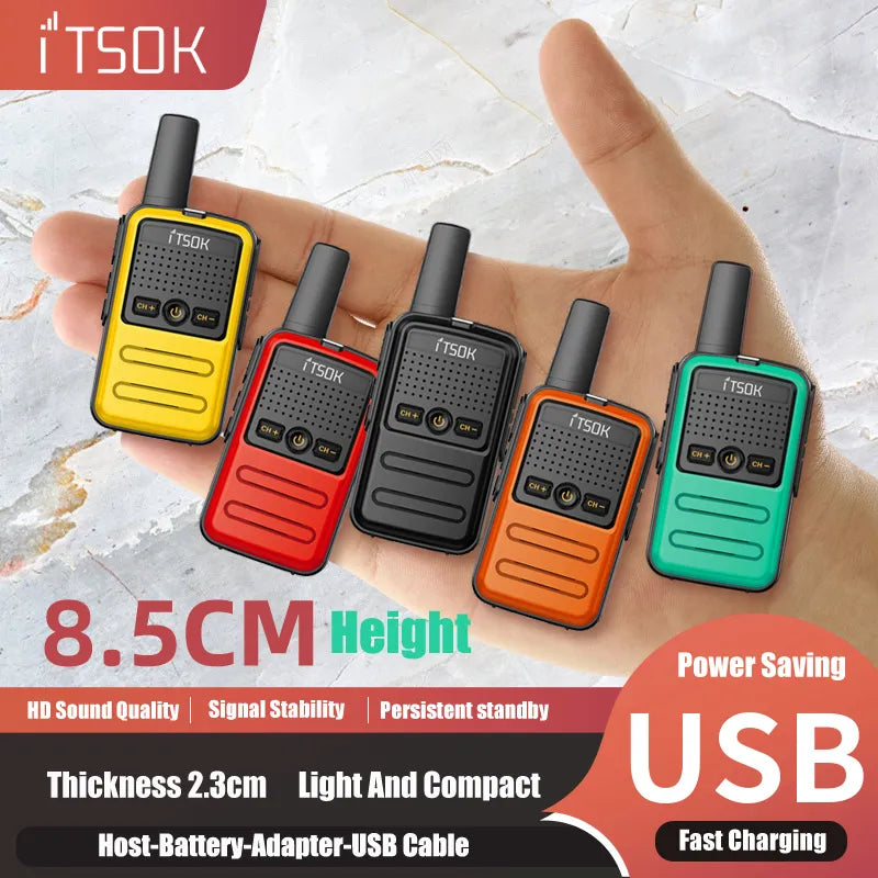 2pcs Mini Toy 1~5 Km UHF Gift Two