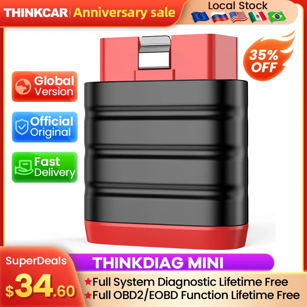 THINKCAR THINKDIAG MINI Obd2 Scanner For Auto Full