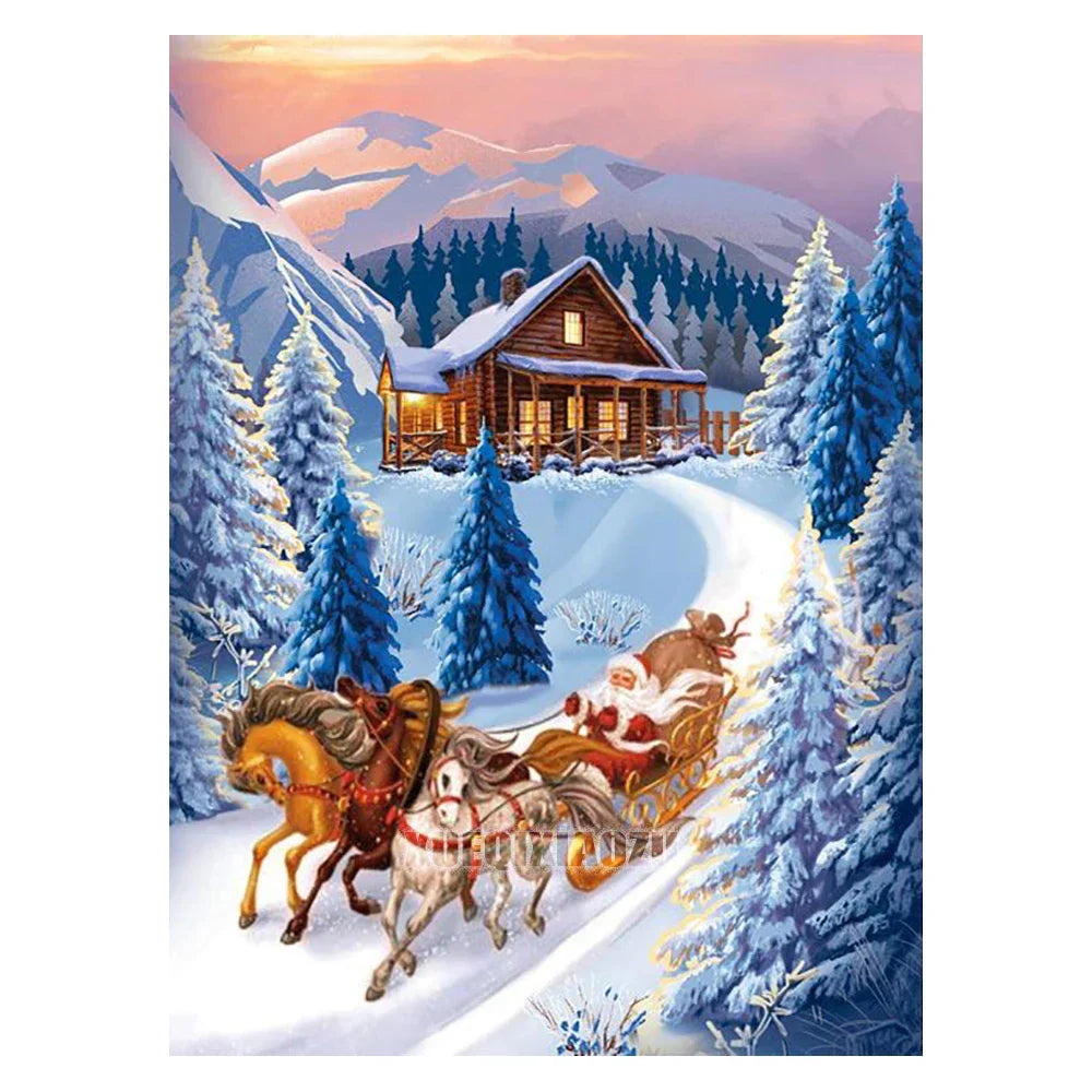 Diamond Painting Christmas Snowman Cross Stitch New Arrival
